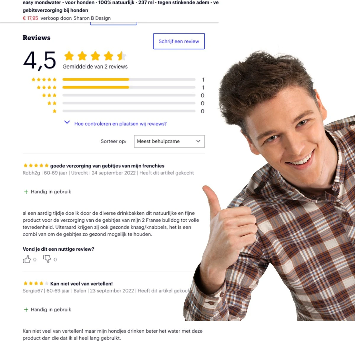 Easy Mondwater Voor Honden - 237 Ml - Tegen Stinkende Adem - Tandplak - Tandsteen - Tandvleesproblemen - Image 3