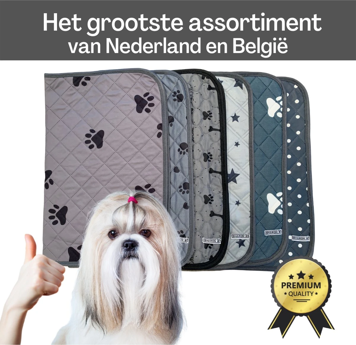 XXL Puppy Training Pad - Plasmat - Zwart - 104 X 104 Cm - Hondentoilet - Herbruikbaar - Wasbaar - Image 6