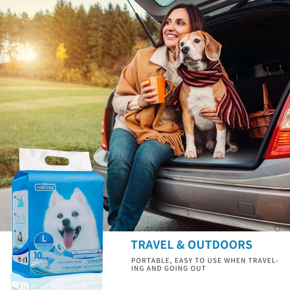 Nobleza 48LXB - Puppy Training Pads - 60 X 90 Cm - Zindelijkheidstraining - 100 Stuks - Image 2