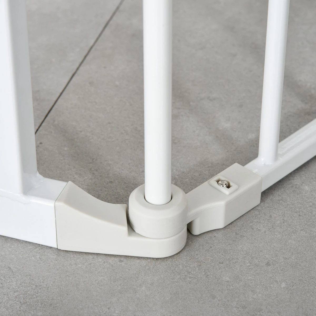 PawHut Afschermhek Voor Honden Veiligheidshek Hondenhek 3 Elementen Kunststof Wit D06-100V01 - Image 11