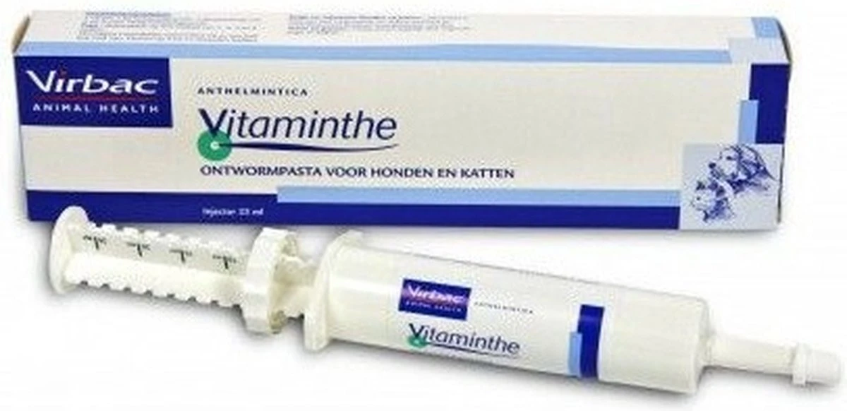 Virbac Vitaminthe Ontwormingspasta - Hond & Kat - 25 Ml