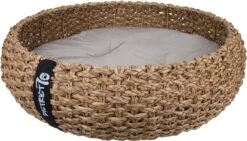 District 70 COCOON - Luxe Hondenmand Van Duurzaam Hoogwaardig Riet Met Zacht Kussen - Maten S/M/L - Large