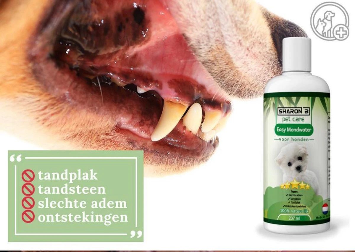 Easy Mondwater Voor Honden - 237 Ml - Tegen Stinkende Adem - Tandplak - Tandsteen - Tandvleesproblemen - Image 7