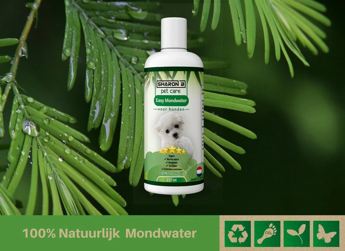 Easy Mondwater Voor Honden - 237 Ml - Tegen Stinkende Adem - Tandplak - Tandsteen - Tandvleesproblemen - Image 2