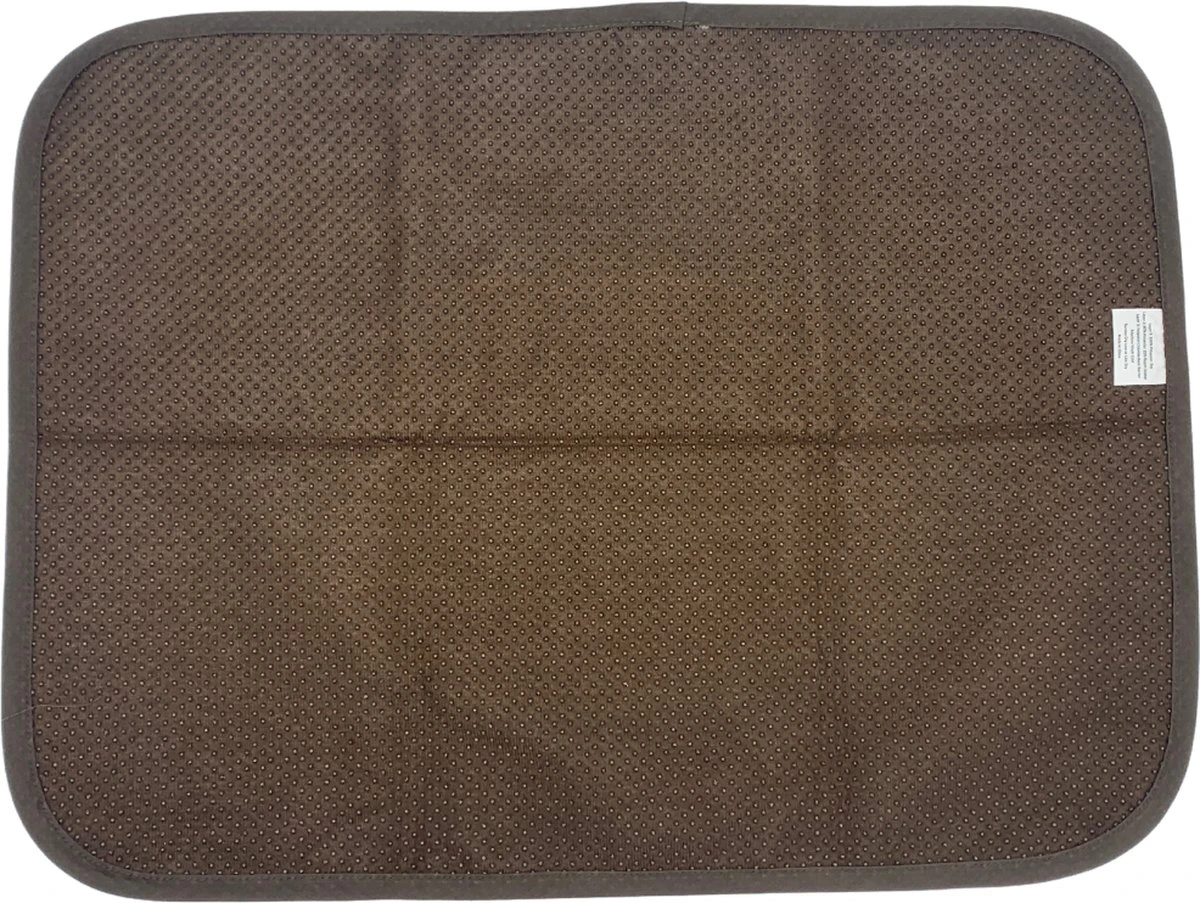 XXL Puppy Training Pad - Plasmat - Zwart - 104 X 104 Cm - Hondentoilet - Herbruikbaar - Wasbaar - Image 3