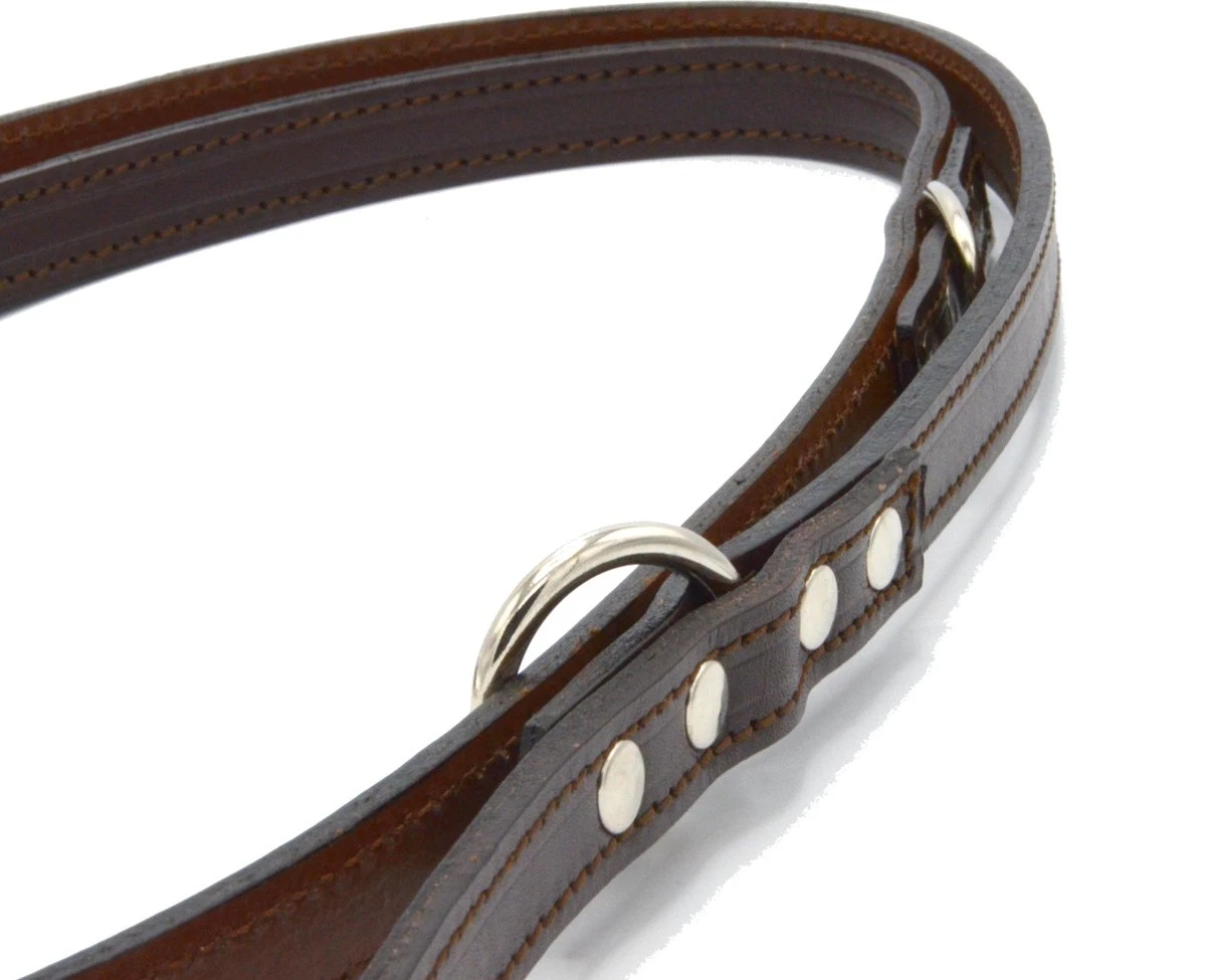 Verstelbare Trainingslijn Leer - 2 Meter - Bruin - Politielijn - Hondenriem - Hoge Kwaliteit Leer - Trainingslijn - Ambachtelijk Gemaakt In Portugal - Image 3