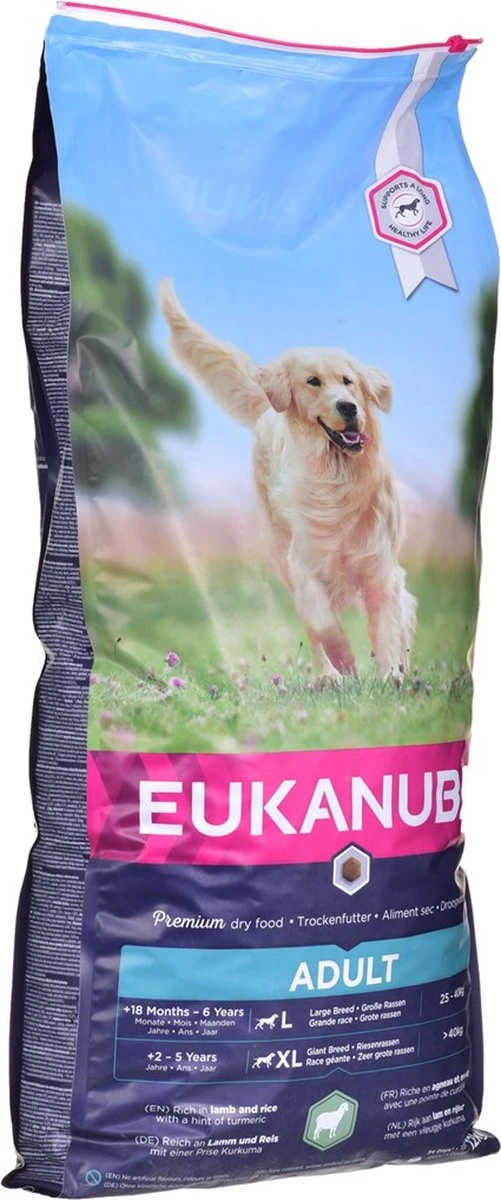 Eukanuba Dog Adult Large Breed Lam/Rice - 12 KG - Image 7