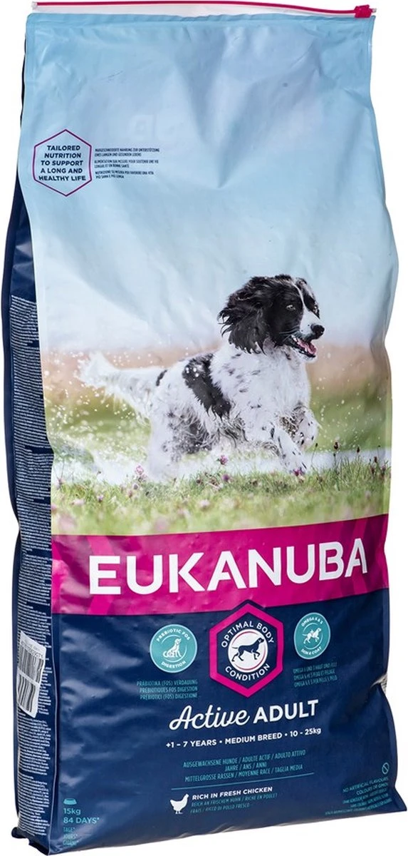 Eukanuba Dog Adult Medium Breed - Kip - Hondenvoer - 15 Kg - Image 4