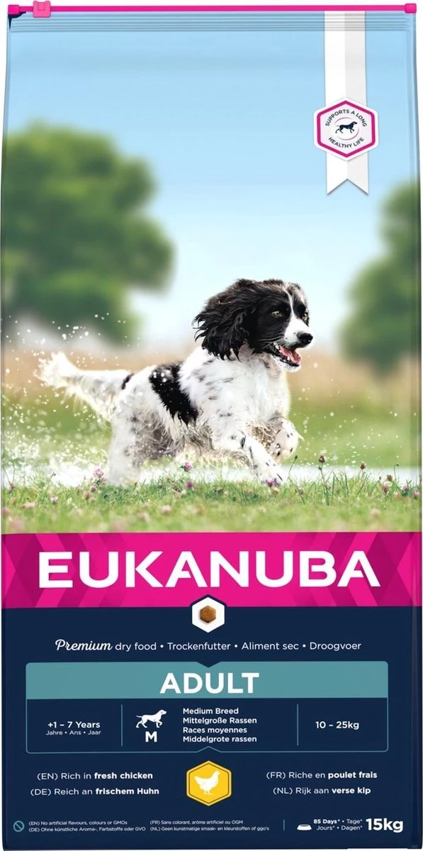 Eukanuba Dog Adult Medium Breed - Kip - Hondenvoer - 15 Kg - Image 3