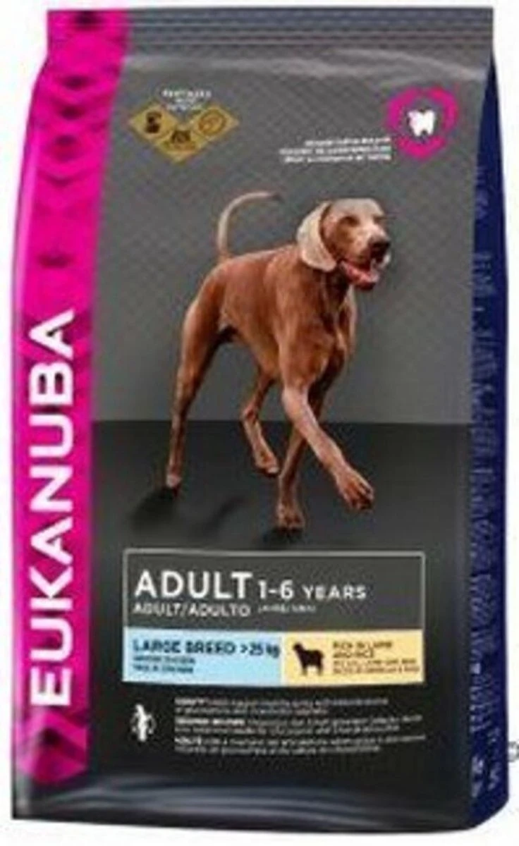 Eukanuba Dog Adult Large Breed Lam/Rice - 12 KG - Image 5